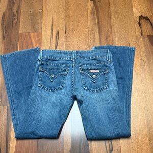 Hudson Jeans Medium Blue Bootcut with Flap Back Pockets